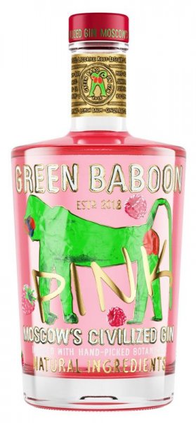 Джин "Green Baboon" Pink, 0.7 л