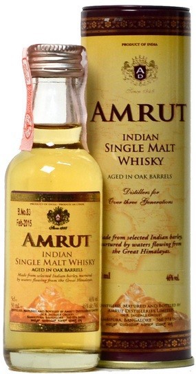 Виски "Amrut", in tube, 50 мл