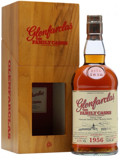 Виски Glenfarclas 1956 Family Casks, in gift box, 0.7 л