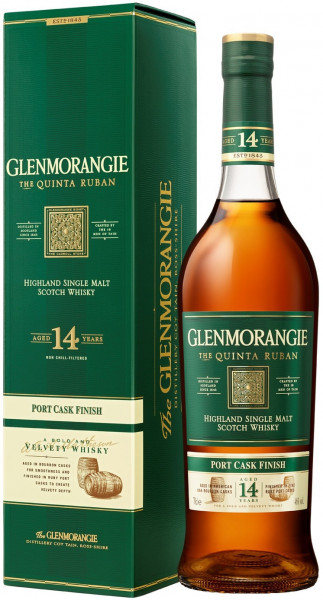 Виски Glenmorangie "The Quinta Ruban" 14 Years Old, gift box, 0.75 л
