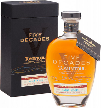 Виски Tomintoul, "Five Decades", gift box, 0.7 л