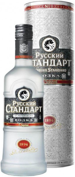 Водка "Russian Standard" Original, gift tube, 3 л