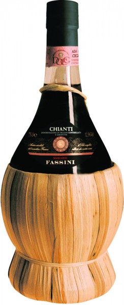 Вино Fassini, Chianti DOCG, in straw basket, 1.5 л