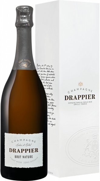Шампанское Champagne Drappier, Brut Nature, gift box