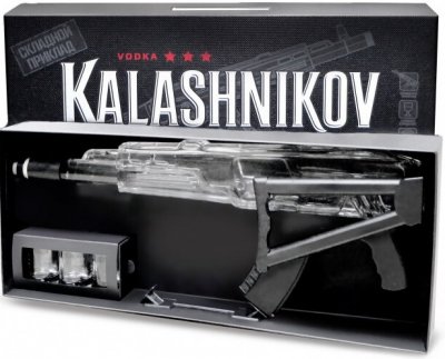 Водка "Kalashnikov", gift box "STANDART", 0.65 л