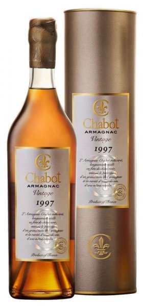 Арманьяк Chabot, 1997, gift tube, 0.7 л