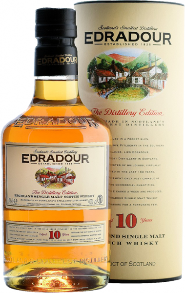 Виски Edradour 10 Years Old, gift box, 0.7 л
