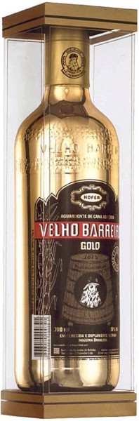 Кашаса "Velho Barreiro" Gold, gift box, 0.7 л