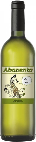 Вино "Abonento", White Semi Sweet, 2021