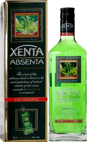 Абсент Absent "Xenta", gift box, 0.7 л
