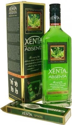 Абсент Absent "Xenta", gift box with spoon, 0.7 л