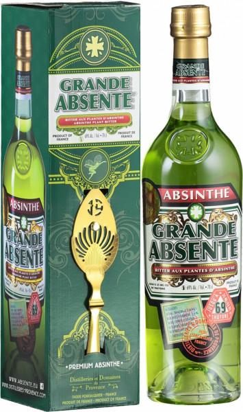 Абсент "Grande Absente 69", gift box with spoon, 0.7 л