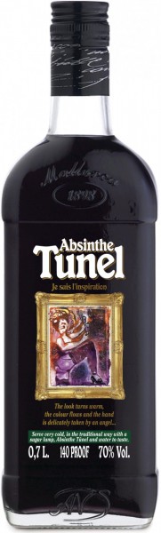 Абсент "Tunel" Black, 0.7 л