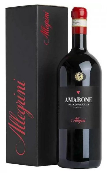 Вино Allegrini, Amarone della Valpolicella Classico DOC, 2017, gift box, 1.5 л