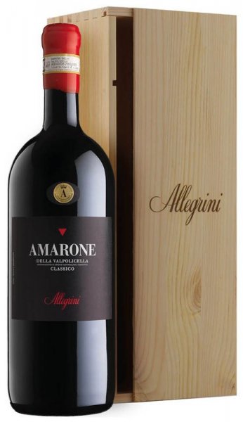 Вино Allegrini, Amarone della Valpolicella Classico DOCG, 2019, wooden box, 1.5 л