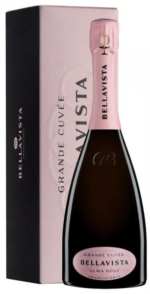 Игристое вино Bellavista, "Alma" Grande Cuvee Rose, Franciacorta DOCG, 2019, gift box