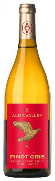 Вино "Alma Valley" Pinot Gris, 2021