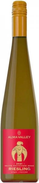 Вино "Alma Valley" Riesling, 2021