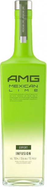 Ликер "АМГ" Мексиканский Лайм, настойка полусладкая, 0.7 л