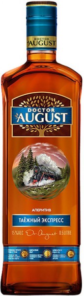 Аперитив "Doctor August" Taiga Express, 0.5 л