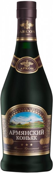Коньяк Arcon, 3 Years Old, matte bottle, 0.5 л