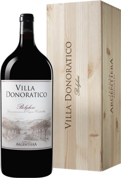 Вино Argentiera, "Villa Donoratico", wooden box, 2020, 6 л