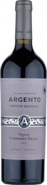 Вино Argento, "Estate Reserve" Cabernet Franc Organic, Mendoza IP, 2019