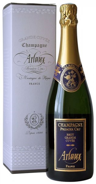 Шампанское Arlaux, Grande Cuvee Premier Cru Brut, Champagne AOC, gift box, 1.5 л