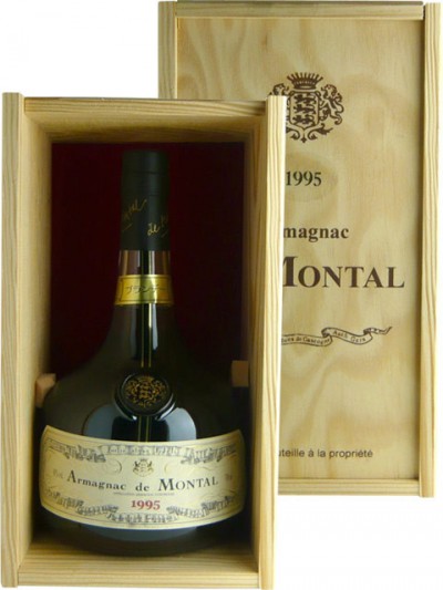 Арманьяк Armagnac de Montal, 1995, wooden box, 0.7 л