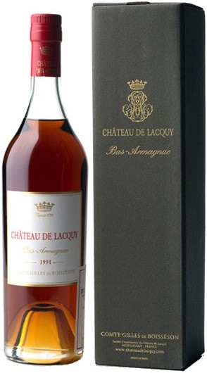Арманьяк Bas-Armagnac du Chateau de Lacquy, 1991, gift box, 0.7 л