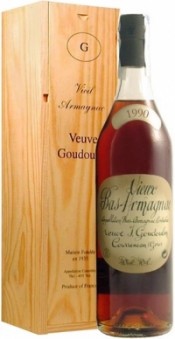 Арманьяк Bas-Armagnac Veuve J.Goudoulin 1990, 0.7 л