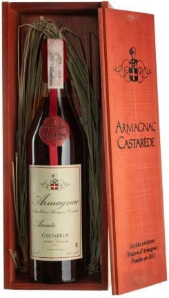 Арманьяк "Castarede" Armagnac AOC, 1893, wooden box, 0.5 л