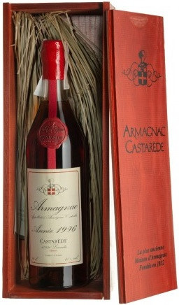 Арманьяк "Castarede" Armagnac AOC, 1996, wooden box, 0.7 л