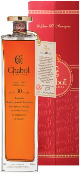 Арманьяк Chabot, 30 Years Old, gift box, 0.7 л