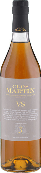 Арманьяк "Clos Martin" VS, Bas-Armagnac AOC, 0.7 л