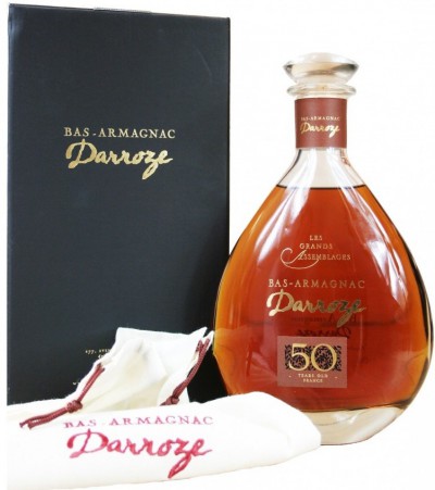 Арманьяк Darroze, "Les Grands Assemblages", 50 ans d'age, Bas-Armagnac, in decanter & gift box, 0.7 л