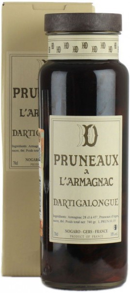 Арманьяк Dartigalongue, Pruneaux a L’Armagnac, gift box, 0.7 л