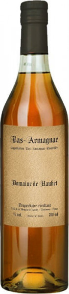 Арманьяк "Domaine de Haubet", Bas-Armagnac AOC, 2006, 0.7 л