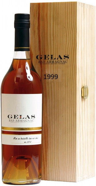 Арманьяк Gelas, Bas Armagnac, 1999, gift box, 0.7 л