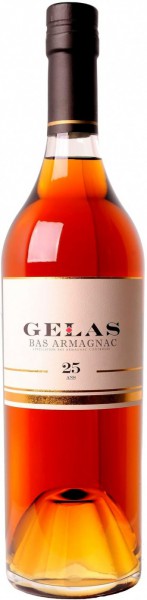 Арманьяк Gelas, "Bas Armagnac", 25 ans, 0.7 л