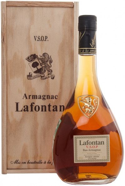 Арманьяк "Lafontan" VSOP, wooden box, 0.7 л
