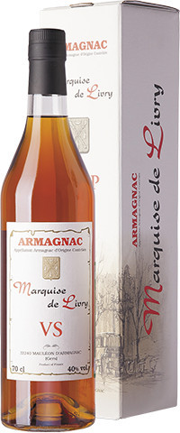 Арманьяк "Marquise de Livry" VS, Armagnac AOC, gift box, 0.7 л