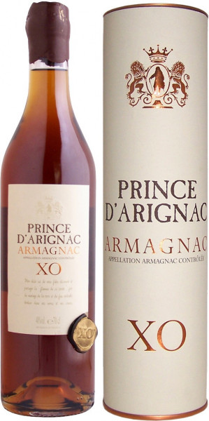 Арманьяк "Prince d'Arignac" XO, in tube, 0.7 л
