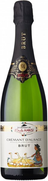 Игристое вино Arthur Metz, "Le Cremant de l'Oncle Hansi" Brut, Alsace AOP
