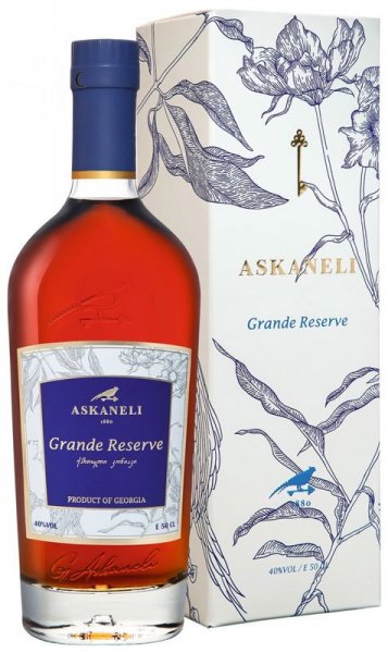 Коньяк "Askaneli" Grande Reserve 7 Years Old, gift box, 0.5 л