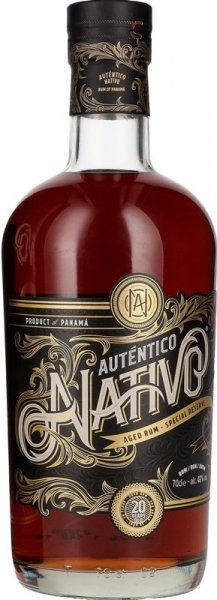 Ром "Autentico Nativo" 20 Years Old, 0.7 л