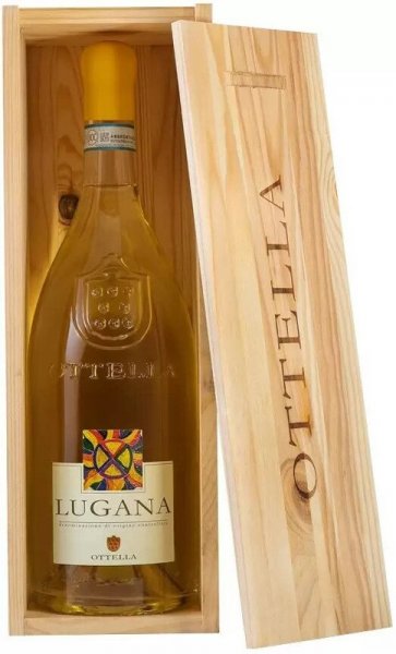 Вино Azienda Agricola Ottella, "Lugana" Ottella, 2021, wooden box, 1.5 л