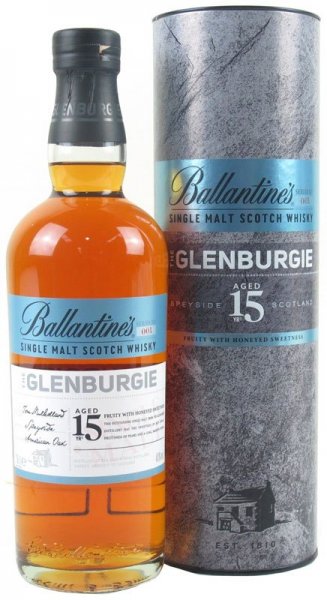 Виски "Ballantine's" Glenburgie 15 Years Old, in tube, 0.7 л