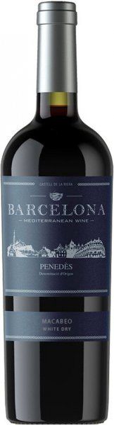 Вино Barcelona Mediterranean Wine, Macabeo, Penedes DO