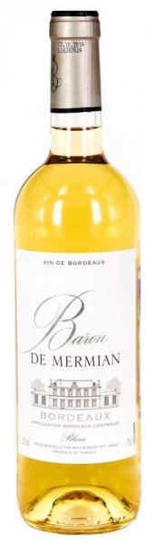 Вино "Baron de Mermian" Blanc Moelleux, Bordeaux AOC